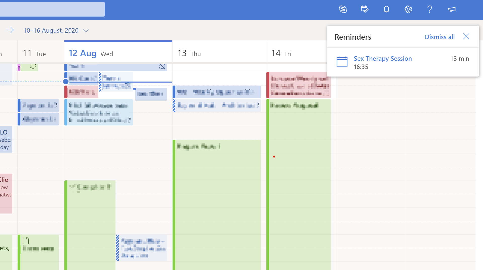 Covid-unfriendly Outlook and GSuite Meetings