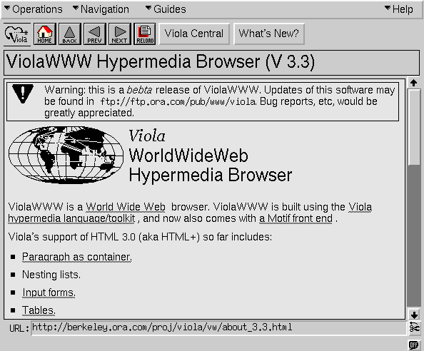The Web in the 90s. Source: https://thedayintech.wordpress.com/tag/mosaic-web-browser/